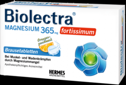 BIOLECTRA Magnesium 365 mg fortissimum Orange 40 St