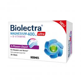 BIOLECTRA Magnesium 400 mg ultra 3-Phasen-Depot 30 St Tabletten