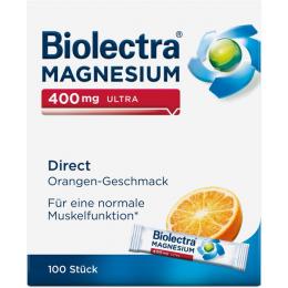 BIOLECTRA Magnesium 400 mg ultra Direct Orange 100 St. (130 g)
