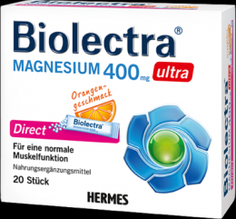 BIOLECTRA Magnesium 400 mg ultra Direct Orange 20 St