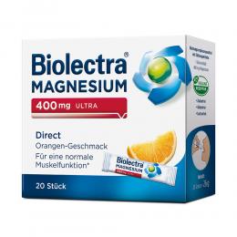 BIOLECTRA Magnesium 400 mg ultra Direct Orange 20 St Pellets