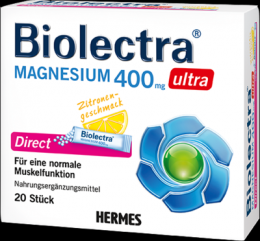 BIOLECTRA Magnesium 400 mg ultra Direct Zitrone 20 St