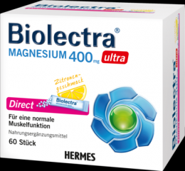 BIOLECTRA Magnesium 400 mg ultra Direct Zitrone 60 St