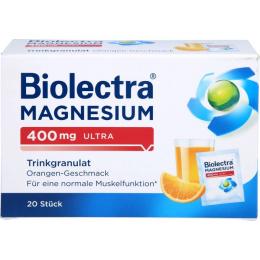 BIOLECTRA Magnesium 400 mg ultra Trinkgran.Orange 20 St. (90 g)