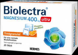 BIOLECTRA Magnesium 400 mg ultra Trinkgran.Orange 26 g