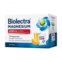 Biolectra Magnesium 400 mg ultra Trinkgranulat Orange 20 St Granulat