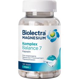 BIOLECTRA Magnesium Komplex Balance 7 Kapseln 120 St.