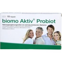 BIOMO Aktiv Probiot Kapseln 15 St. (7,8 g)