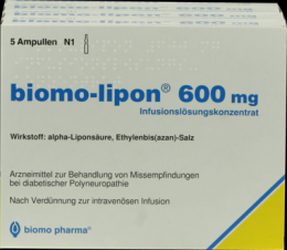 BIOMO-lipon 600 mg Ampullen 20 St