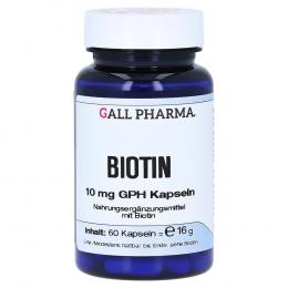 BIOTIN 10 mg GPH Kapseln 60 St Kapseln