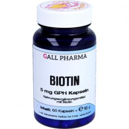 BIOTIN 5 mg GPH Kapseln 60 St.