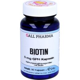 BIOTIN 5 mg GPH Kapseln 90 St. (24 g)