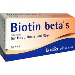 Biotin beta 5 50 St Tabletten
