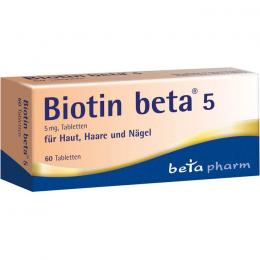 BIOTIN BETA 5 Tabletten 60 St.