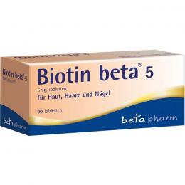 BIOTIN BETA 5 Tabletten 90 St.