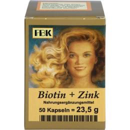 BIOTIN PLUS Zink Haarkapseln 50 St.