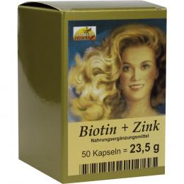 Ein aktuelles Angebot für BIOTIN PLUS Zink Haarkapseln 50 St Kapseln Nahrungsergänzungsmittel - jetzt kaufen, Marke FBK-Pharma GmbH.