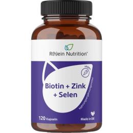 BIOTIN+ZINK+Selen f.Haut Haare & Nägel Kapseln 120 St.