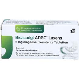 BISACODYL ADGC Laxans 5 mg magensaftres.Tabletten 40 St.