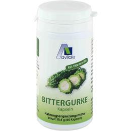 BITTERGURKE 500 mg 10:1 Extrakt Kapseln 60 St. (38,4 g)
