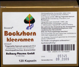 BOCKSHORNKLEESAMEN Kapseln 120 St