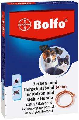 Bolfo Zecken- und Flohschutzhalsband Katze Braun 1 St Halsband