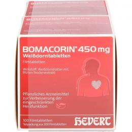 BOMACORIN 450 mg Weißdorntabletten 200 St.