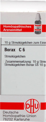 BORAX C 6 Globuli 10 g
