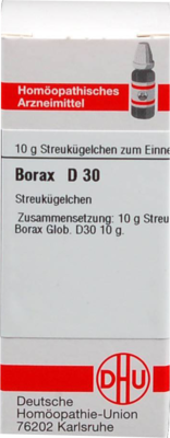 BORAX D 30 Globuli 10 g