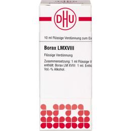 BORAX LM XVIII Dilution 10 ml