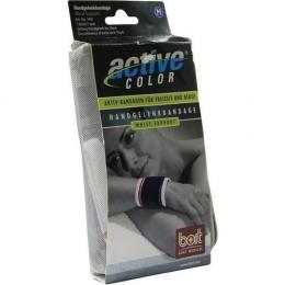 BORT ActiveColor Handgelenkbandage M blau 1 St.