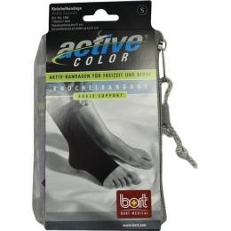 BORT ActiveColor Knöchelbandage S schwarz 1 St.