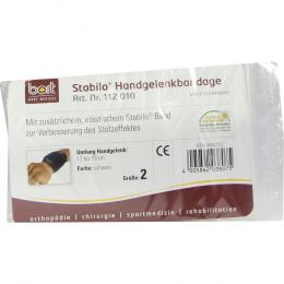 BORT Stabilo Handgelenkbandage schwarz Gr.2 1 St Bandage