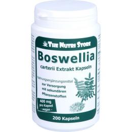 BOSWELLIA CARTERII 400 mg Extrakt veget.Kapseln 200 St.