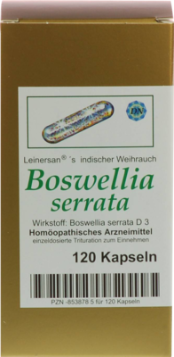 BOSWELLIA SERRATA L.ind.Weihrauch Kapseln 120 St