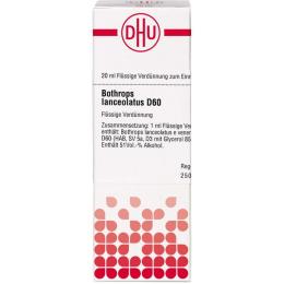 BOTHROPS lanceolatus D 60 Dilution 20 ml