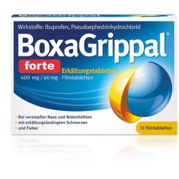 BOXAGRIPPAL forte Erkältungstab. 400 mg/60 mg FTA 12 St.