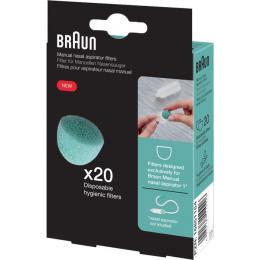 BRAUN MANUELLER Nasensauger Ersatz Hygienefilter 20 St.