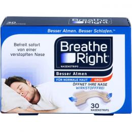 BREATHE Right Besser Atmen Nasenpfl.groß beige 30 St.