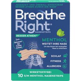 BREATHE Right Besser Atmen Nasenpflaster Menthol 10 St.