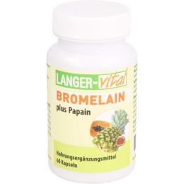 BROMELAIN 160 mg+Papain 160 mg Tg.Kapseln 60 St.