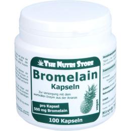 BROMELAIN 500 mg vegetarische Kapseln 100 St. (60 g)