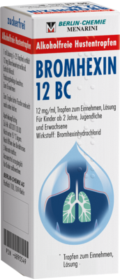 BROMHEXIN 12 BC Tropfen zum Einnehmen 50 ml
