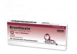 BROMHEXIN Hermes Arzneimittel 12 mg Tabletten 20 St