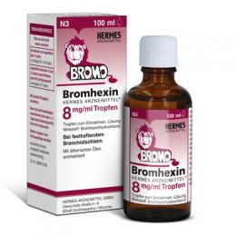 BROMHEXIN Hermes Arzneimittel 8 mg/ml Tropfen 100 ml