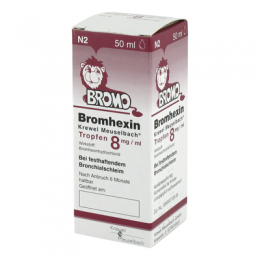 BROMHEXIN Krewel Meuselb.Tropfen 8mg/ml 50 ml