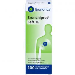 BRONCHIPRET Saft TE 100 ml