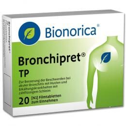 Ein aktuelles Angebot für BRONCHIPRET TP Filmtabletten 20 St Filmtabletten Grippemittel - jetzt kaufen, Marke Bionorica SE.