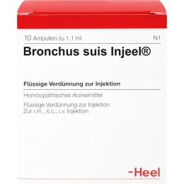 BRONCHUS suis Injeel Ampullen 10 St.