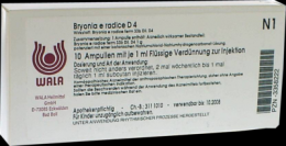 BRYONIA E radice D 4 Ampullen 10X1 ml